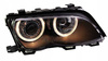 Svetlomety BMW E46 RINGI BLACK Sedan/Touring