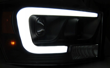 Svetlomety Dodge Ram 06-08 Tube Light Black