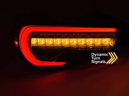 LED svetlá pre Toyotu GT86 12-21 červená LED lišta