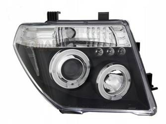 Svetlomety Nissan Navara III CHROM RINGI
