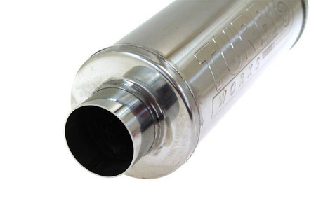 63,5 mm stredový tlmič TurboWorks RS 409SS 300 mm