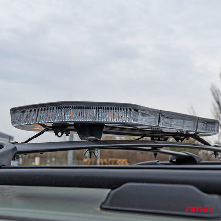 Beam LED výstražné svetlo 51 funkcií 137cm schválenie R65 R10 12-24V