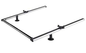 Rolka 80 cm so sadou hliníkových spojovacích prvkov, dĺžka 55 cm, pre hliníkové nosníky CRUZ CARGO CR 941-193