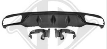 DIFÚZOR MERCEDES W213 16-19 ČIERNY