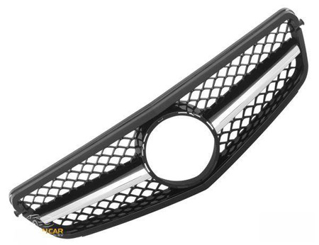 MRIEŽKA MERCEDES W204 C ČIERNA CHRÓM C63 VZHĽAD AMG