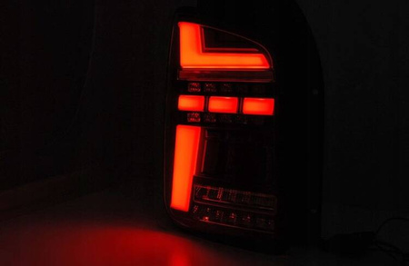 LED čierne dymové svetlá pre Vw T6 15-19
