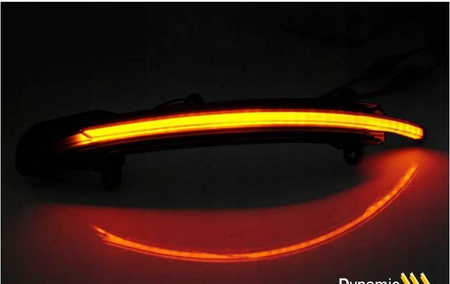 Dynamické zrkadlo bliká audi q5 q7 dym led