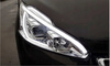 Peugeot 208 12-15 chrómové led drl svetlomety