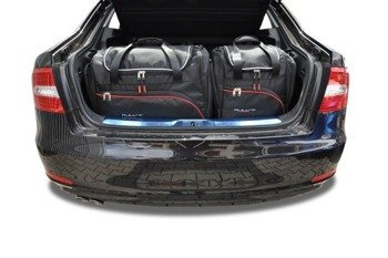 SKODA SUPERB LIMOUSINE 2008-2015 TAŠKY NA NOSIČ BATOŽINY 5 KS