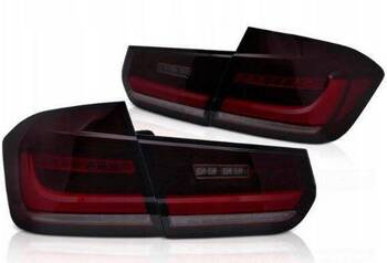 Červené dymové LED žiarovky pre BMW f30 11-18