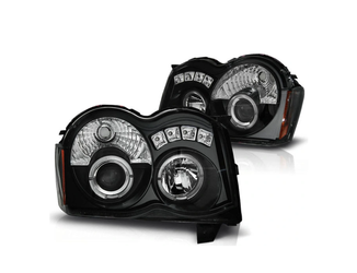 Svietidlá Jeep Grand Cherokee 08-10 Angel Eyes Black