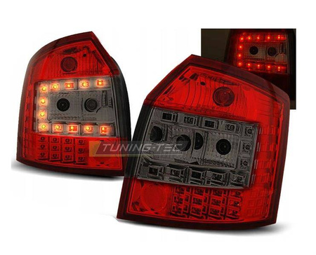 Audi A4 B6 01-04 avant červené dymové led žiarovky