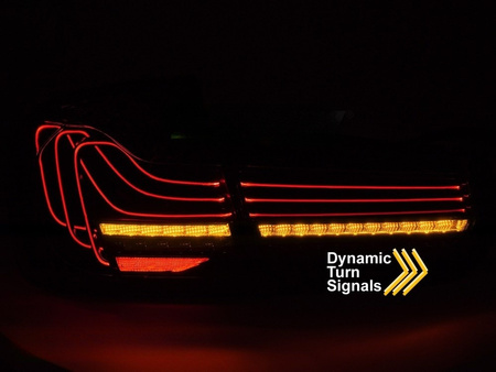 Červené LED svetlá Laser Look pre BMW F30 11-18