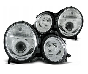 Svietidlá Nové Mercedes W210 99-02 E-class Krúžky Chróm