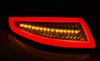 Porsche 911 997 R-biela Led Bar Dts lampy