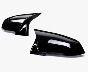 Kryty bočných zrkadiel pre BMW F20 F30 E84 lesklá čierna