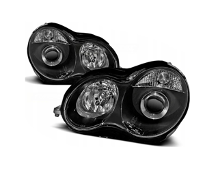 Žiarovky Mercedes W203 00-04 Trieda C Čierne šošovky