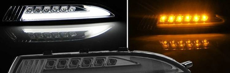 Ukazovatele smeru + polohy Vw Scirocco 08- Smoke Led