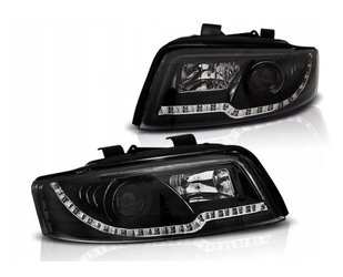 Svetlomety Audi A4 B6 00-04 Led Tube Black