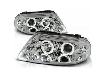 Svetlomety VW Passat B5 3BG CHROMOVÉ KRÚŽKY +