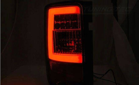 LED svetlá Vw Caddy 03-14 červená biela led bar