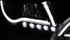 Svetlá Nové Audi A6 C6 04-08 Tube Led Black Tru Drl