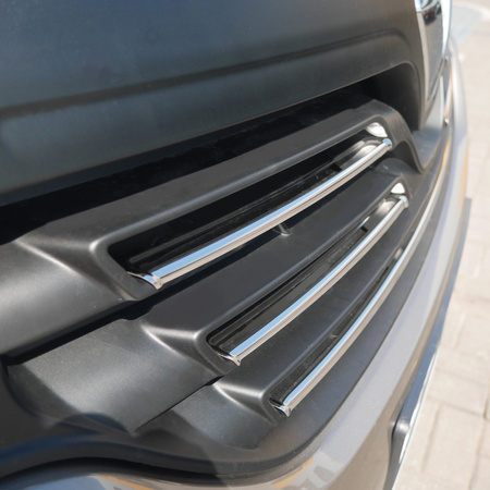 Lišty prednej masky Grill Renault Trafic 2014+