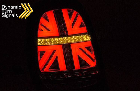 LED zadné svetlá Red Smoke Seq Fit pre Mini Cooper F55 F56 F57 14-17 6-pin