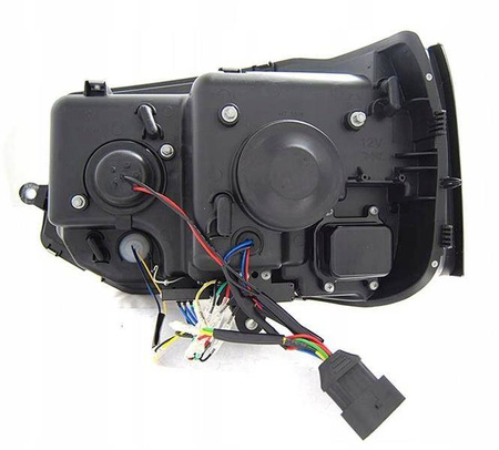 Vw T5 žiarovky 10-15 led trubice čierna t6 vzhľad drl výťah