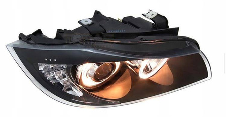 Svetlomety svetlomety bmw e90 e91 čierne ringi