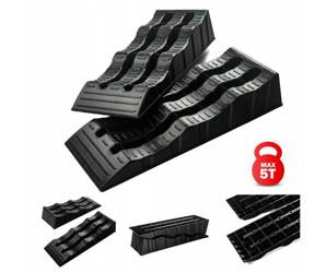 Kliny, rampy, podložky na vyrovnávanie kolies.