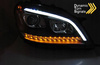 Lampa čierna LED do MERCEDES W164 ML 09-11 LIFT