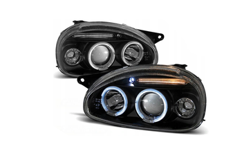 Žiarovky Opel Corsa B 93-00 Ringi Čierny sklenený difúzor