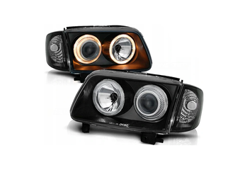 Svetlomety Vw Polo 6n2 99-01 Ringi Black Fk