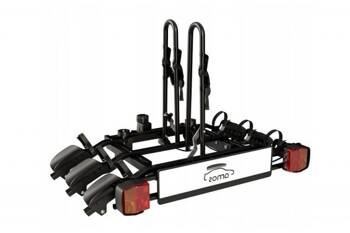 Cyklistická platforma TYTAN AMOS 3 PLUS (7 pin) ČIERNA s háčikom