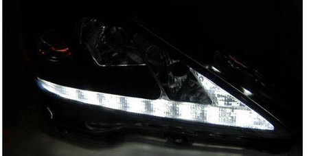 Predné svetlomety Lexus IS 06-13 DRL BLACK