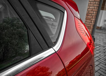 Bočné lišty na okná Ford Fiesta 7 2009-2017