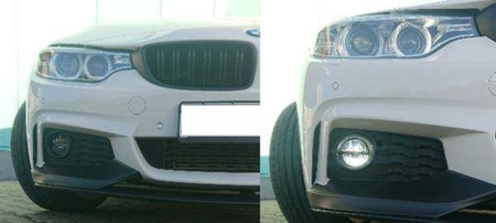 LED HALOGÉNOVÉ ŽIAROVKY BMW F20 F21 F30 F31 F32 F33 ČÍRE